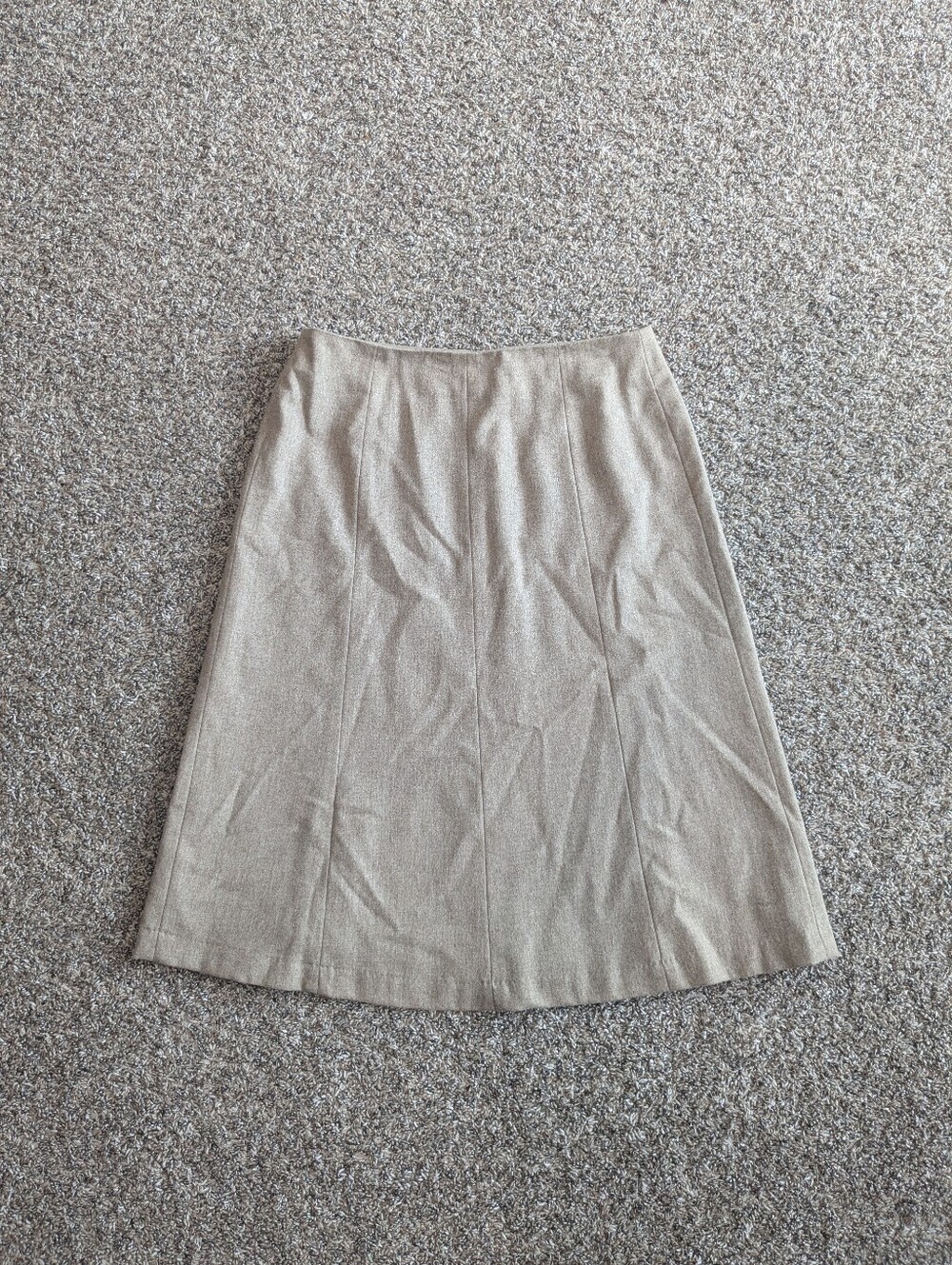Vintage ISDA And Co Wool Blend Skirt Size 10 Tan
